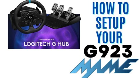 How to setup G923 in MAME | MAME Steering Wheel setup | Logitech G923