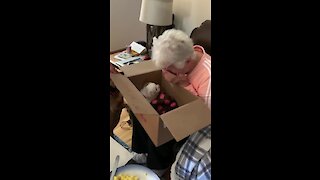 Grandma Brought To Instant Tears When Surprised With New Puppy