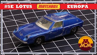 Matchbox #5E Lotus Europa Restoration