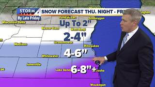 Winter Storm Watch in effect Thursday evening