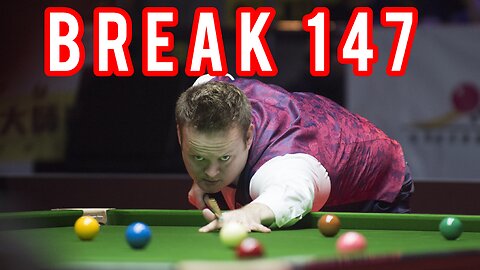 maximum break 147 snooker shaun murphy