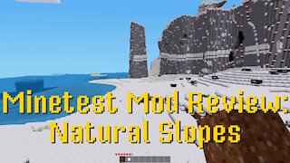 Minetest Mod Review: Natural Slopes