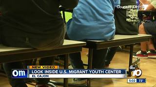 Tour: Migrant children separated from parents, held at East San Diego County shelter