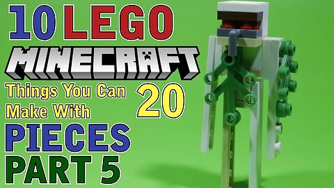 10 Minecraft things you can make with 20 Lego pieces Part 5