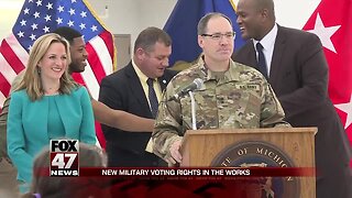 Secretary Benson looks to improve military voting rights
