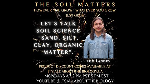 Let’s Talk Soil Science “Sand, Silt, Clay, Organic Matter”