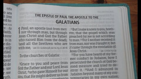 Galatians 1:9-12 (The Revelation of Jesus Christ)