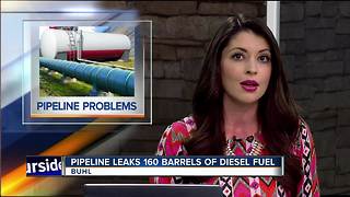 Ruptured pipeline in Buhl spills 160 barrels of diesel