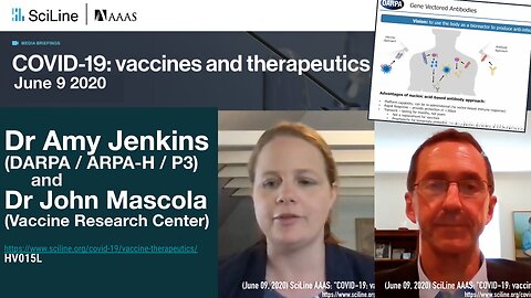 SciLine AAAS: Amy Jenkins (DARPA) and John Mascola (VRC Mode) Media briefing (June 9 2020)