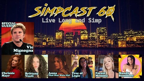 SimpCast 60- ELIZA BLEU! Vic Mignogna, Tree of Logic, Mandy, Chrissie, Venti, Anna, Forest, Faran