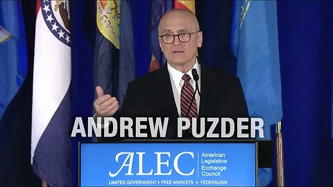 Andrew Puzder talks ESG @ ALEC States & Nation Policy Summit 2023