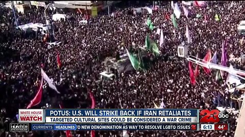 President: U.S. will strike back if Iran retaliates