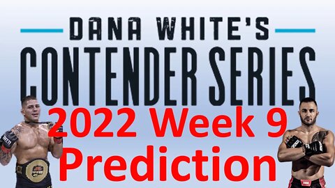 DWCS Week 9 Full Card Prediction, Confident Picks, And Betting Breakdown
