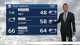 Metro Detroit Forecast: More clouds today as rain moves closer to Michigan