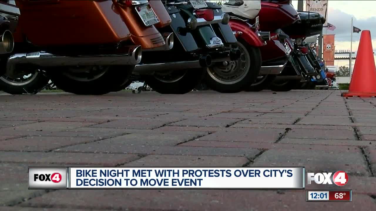 Bike Night location change fires up protesters