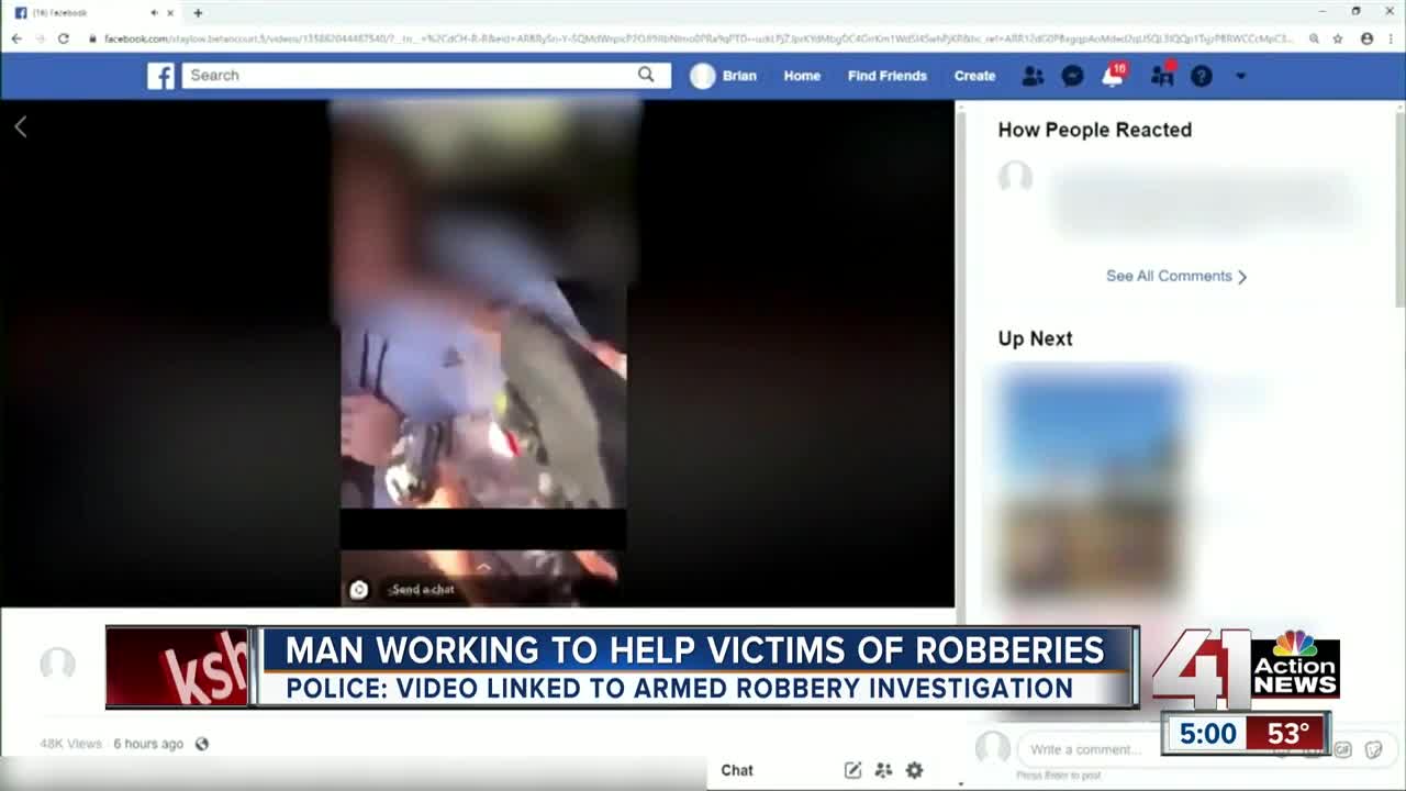 Olathe police say video on social media related to 2 armed robberies