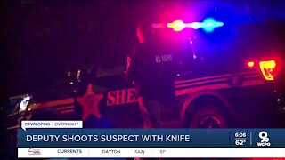 Clermont County deputy shoots man holding knife Tuesday night