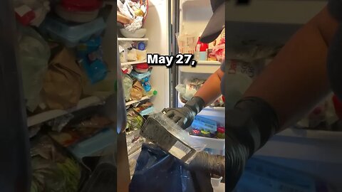 Guess what Fiona found in this hoarders fridge!? #shorts