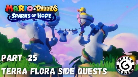 Mario + Rabbids Spark of Hope Gameplay - No Commentary Walkthrough Part 25 - Terra Flora Side Quests
