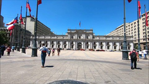 Palace of La Moneda in Santiago, Chile
