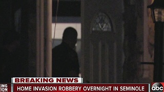 Home invasion robbery overnight in Seminole
