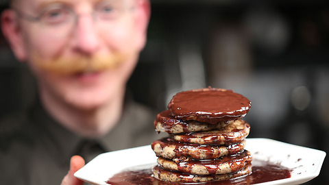 Paul A. Young's indulgent chocolate pancake recipe