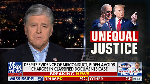 Sean Hannity: Explosive Hur Hearing Is Another Example Of America's Two-Tiered Justice System