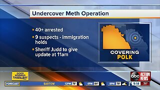 47 suspects charged in undercover meth operation in Polk Co.