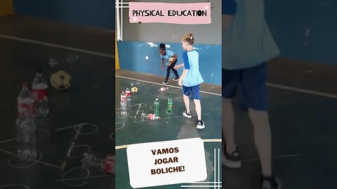 Vamos Jogar BOLICHE! educação física #shorts