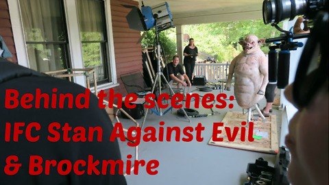TV BTS: IFC Stand Against Evil & Brockmire