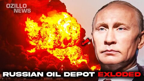 3 MINUTES AGO! Disaster on Russian Territory! Oil Depot Catches Fire in Oryol Oblast!