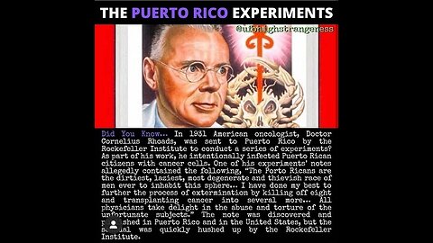 WAKANDA FOREVER 33rd DEGREE FREEMASONRY OF SKULL & BONES: DOCTOR & CANCER RESEARCHER Dr. CORNELIUS RHOADS FROM THE ROCKEFELLER INSTITUTE WENT TO PUERTO RICO TO STUDY ANEMIA….800 MASONIC LODGES IN NEW YORK!🕎 Proverb 11:21 “THE WICKED” KJV