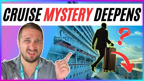 This Story Just Gets WEIRDER Everyday | Carnival Conquest #cruisenews