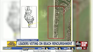 Leaders voting on beach renourishment