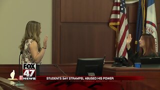Students say Strampel abused his power