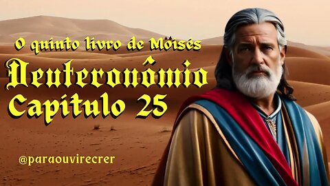 Deuteronômio 25 Bíblia Sagrada #144 Com legenda @paraouvirecrer Resumo do capítulo na descrição.