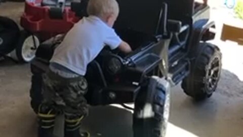 This Kid Is Destined To Be A Future Mechanic