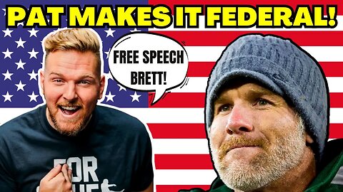 Pat McAfee Scores WIN as Brett Favre Defamation Case Is Moved To FEDERAL COURT out of Mississippi