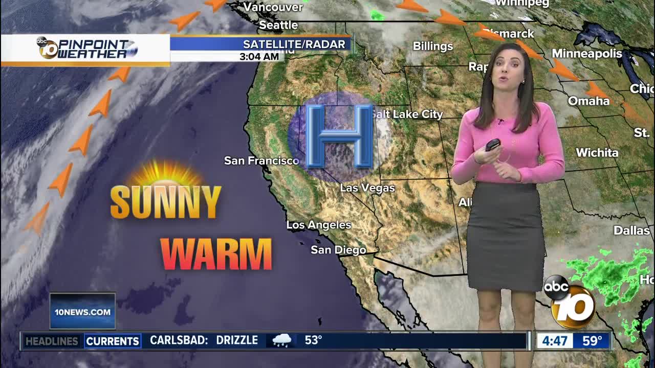 10News Pinpoint Weather with Meteorologist Megan Parry