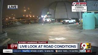 Road crews preparing for potentially icy morning commute