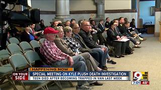 Special meeting on Kyle Plush death investigation