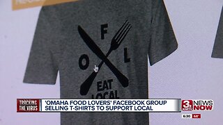 Omaha Food Lovers Facebook group selling t-shirts to support local