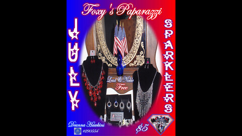 🌿💎🌿 Foxy's Paparazzi 🌿💎🌿 "Stars & Stripes" Patriotic Jewelry