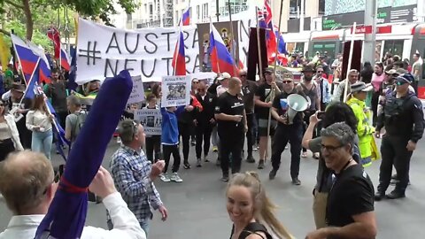 March for Australian Neutrality. Sydney, Australia - 22nd October, 2022.