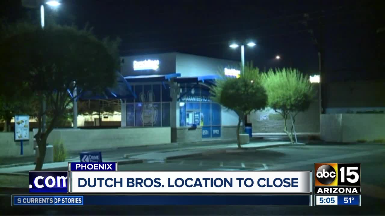 Dutch Bros in central Phoenix to close on Dec. 28