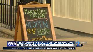 Ellicott City recovery efforts make progress: Parking lots, businesses, parts of Main St reopening