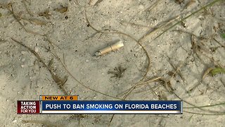 Proposed bill would make smoking on Florida beaches illegal