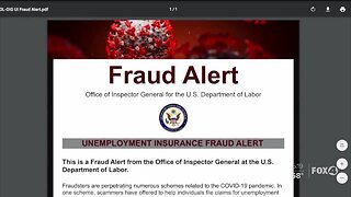 Scammers offering to "help" file for unemployment