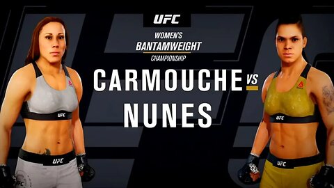 EA Sports UFC 3 Gameplay Amanda Nunes vs Liz Carmouche