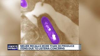 Meijer recalls more than 30 produce items due to listeria concerns